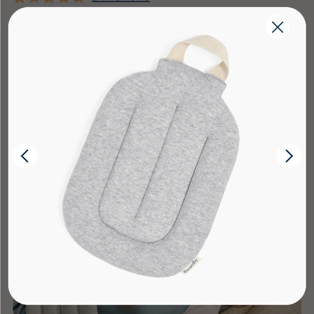 Bearaby Snuggler Weighted and Heated Bottle